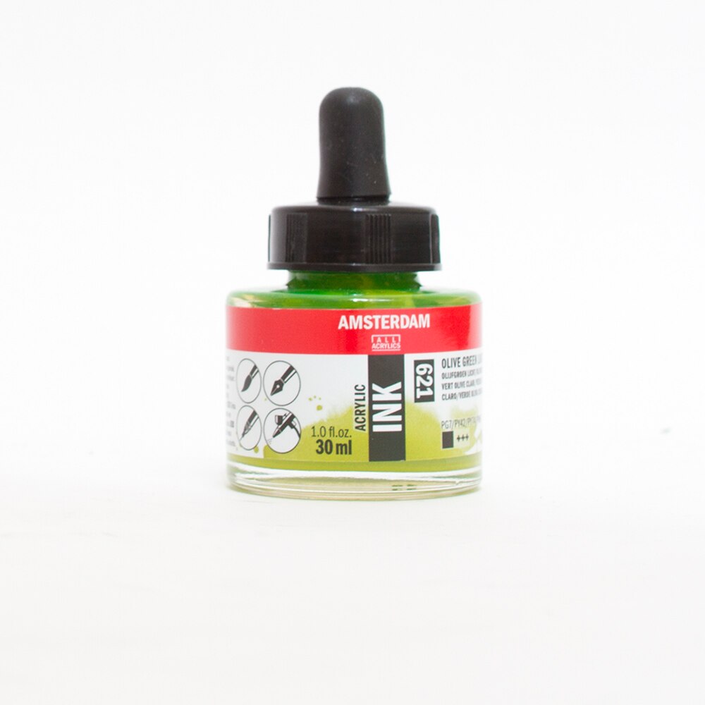 Amsterdam, Ink, Acrylic, Art & School, Acrylic, 30ml, 266260, Olive Green Light